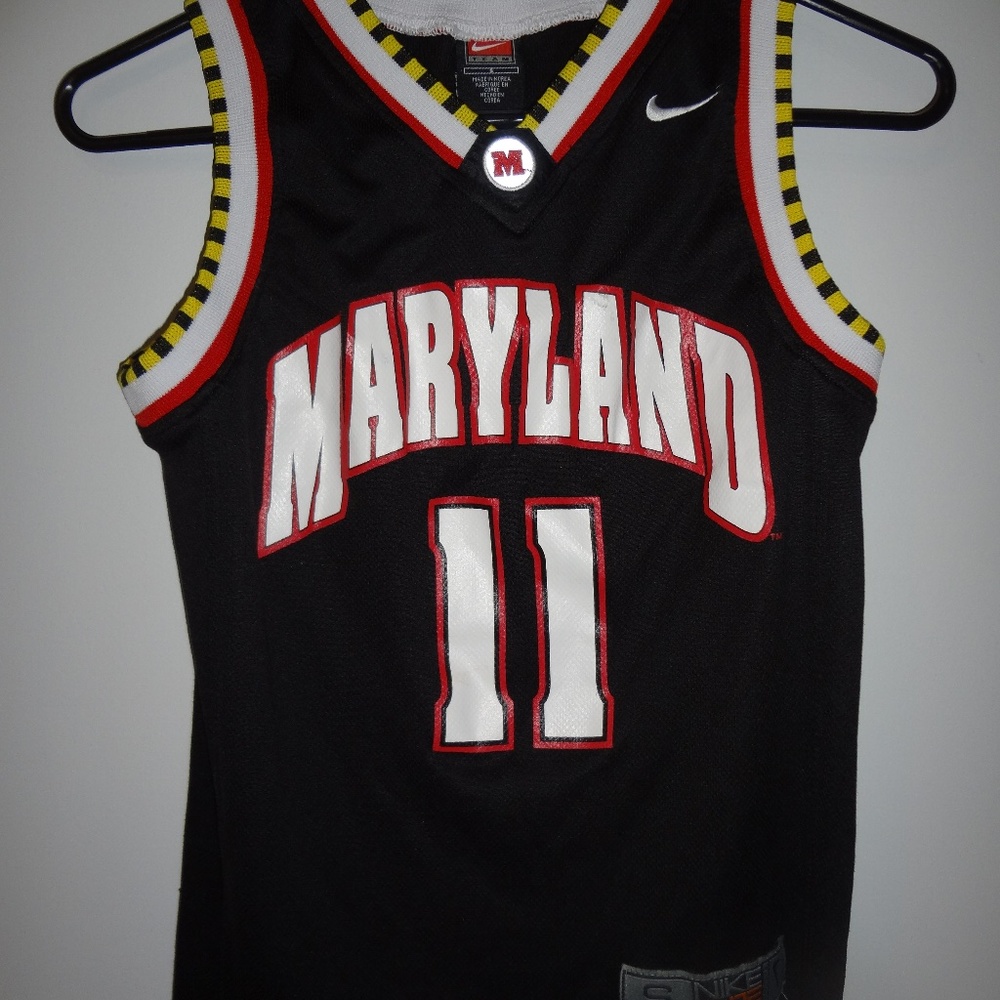 NIKE  #11 MARYLAND BASKETBALL JERSEY SMALL